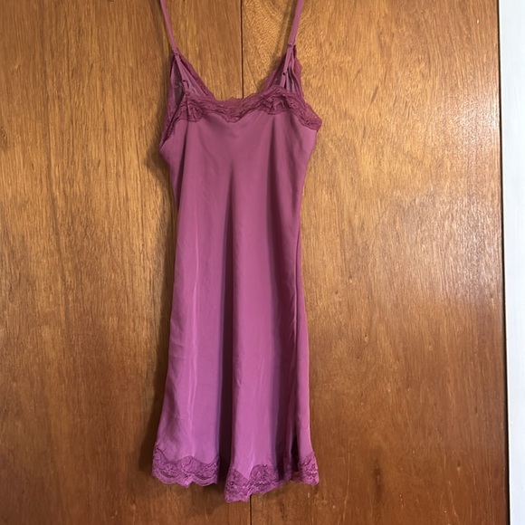 Urban Outfitters Out From Under Juliette Satin
Lace Trim Mini Dress - Picture 5 of 10